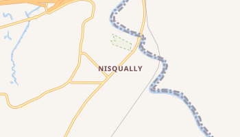 Nisqually, Washington map