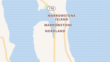 Nordland, Washington map