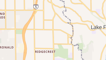 North City, Washington map