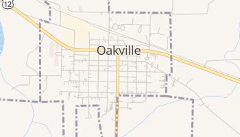 Oakville, Washington map