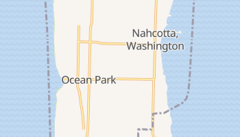 Ocean Park, Washington map