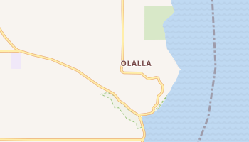 Olalla, Washington map