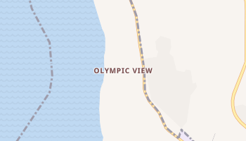 Olympic View, Washington map
