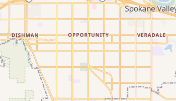 Opportunity, Washington map