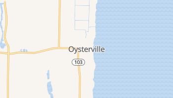 Oysterville, Washington map