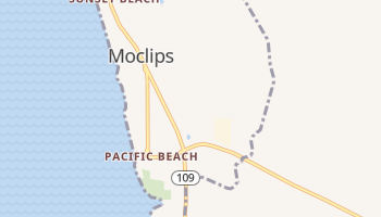 Pacific Beach, Washington map