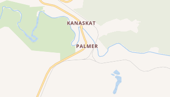 Palmer, Washington map