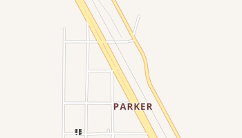 Parker, Washington map