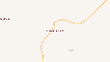 Pine City, Washington map