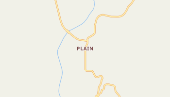 Plain, Washington map