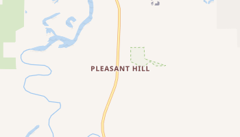 Pleasant Hill, Washington map