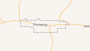 Pomeroy, Washington map