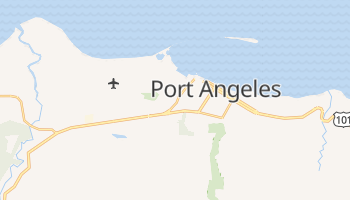 Port Angeles, Washington map