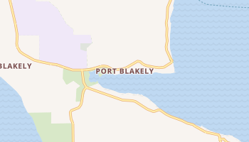 Port Blakely, Washington map