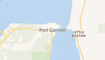 Port Gamble, Washington map
