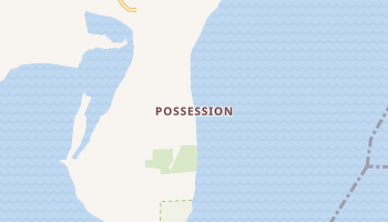 Possession, Washington map