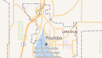 Poulsbo, Washington map