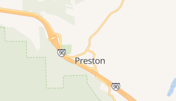 Preston, Washington map