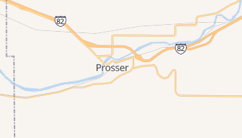 Prosser, Washington map