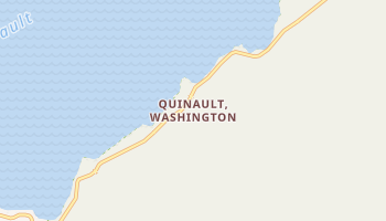 Quinault, Washington map