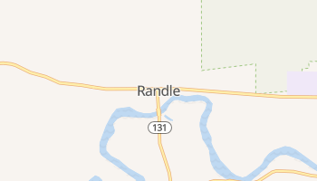 Randle, Washington map