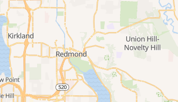 Redmond, Washington map
