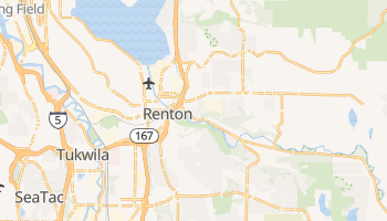 Renton, Washington map