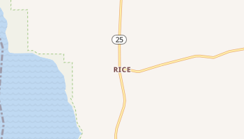 Rice, Washington map