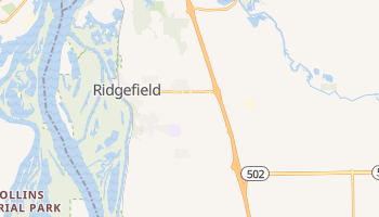 Ridgefield, Washington map