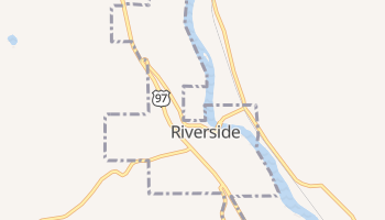 Riverside, Washington map