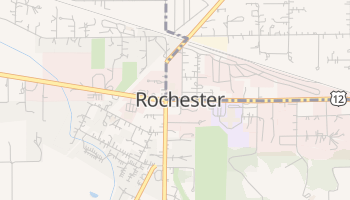 Rochester, Washington map