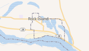 Rock Island, Washington map