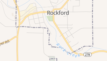 Rockford, Washington map