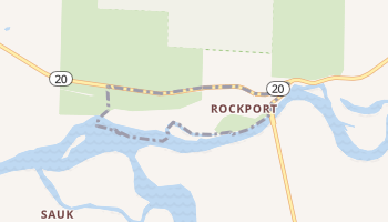 Rockport, Washington map