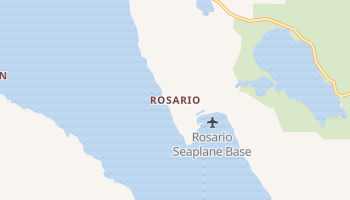 Rosario, Washington map