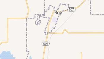 Roy, Washington map