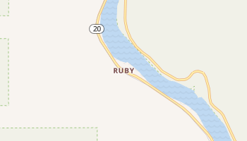 Ruby, Washington map