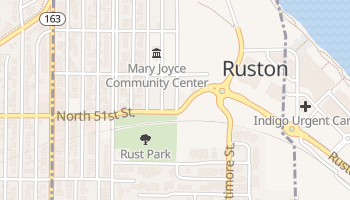 Ruston, Washington map