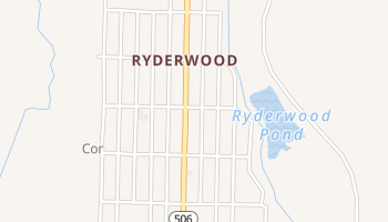 Ryderwood, Washington map
