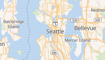 Seattle, Washington map