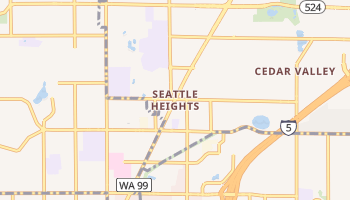 Seattle Heights, Washington map