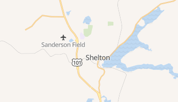 Shelton, Washington map