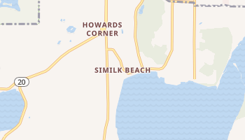 Similk Beach, Washington map