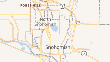 Snohomish, Washington map