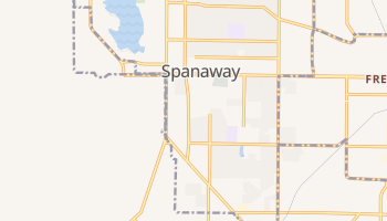 Spanaway, Washington map