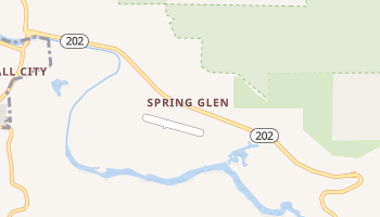 Spring Glen, Washington map