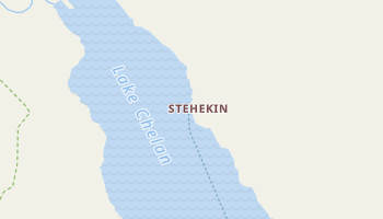 Stehekin, Washington map