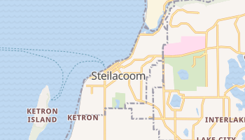 Steilacoom, Washington map