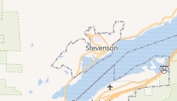 Stevenson, Washington map