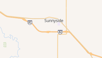 Sunnyside, Washington map